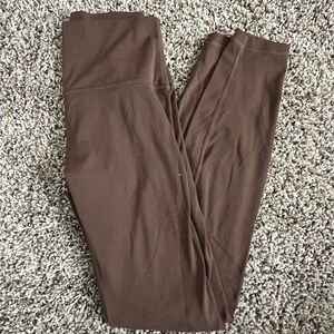 CRZ YOGA Brown High-Rise Leggings
